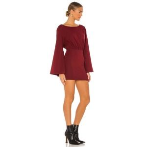 Majorelle Nathanial Mini Dress In Brown Spice Womens Size Medium